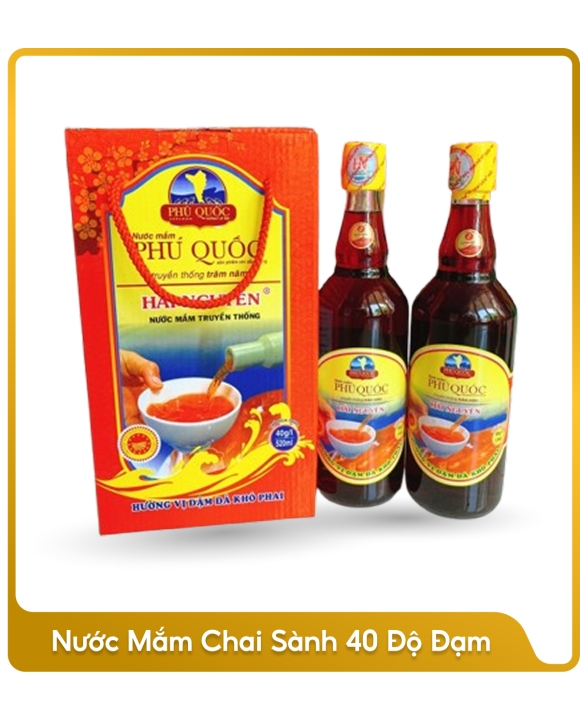 Nước Mắm Chai Sành 40 Độ Đạm